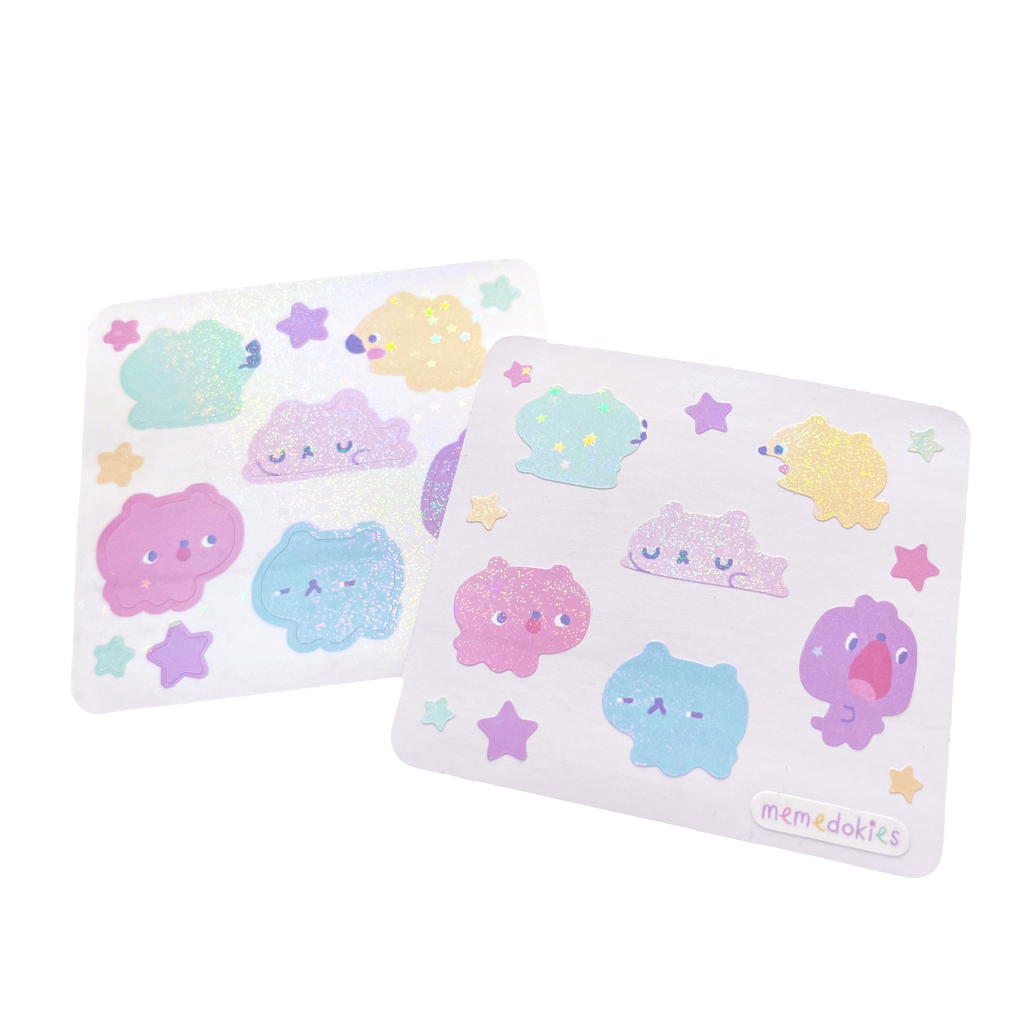 ANIMALS MINI HOLO STICKER SHEET