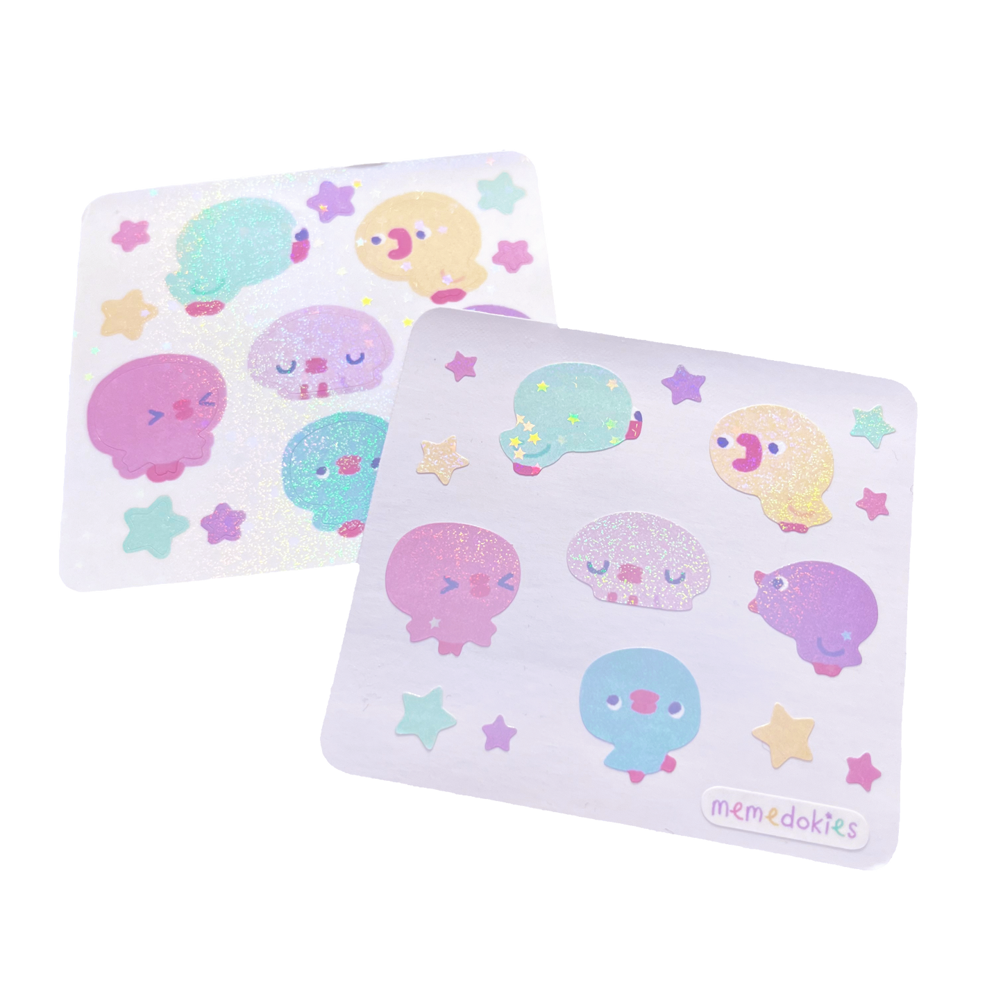ANIMALS MINI HOLO STICKER SHEET
