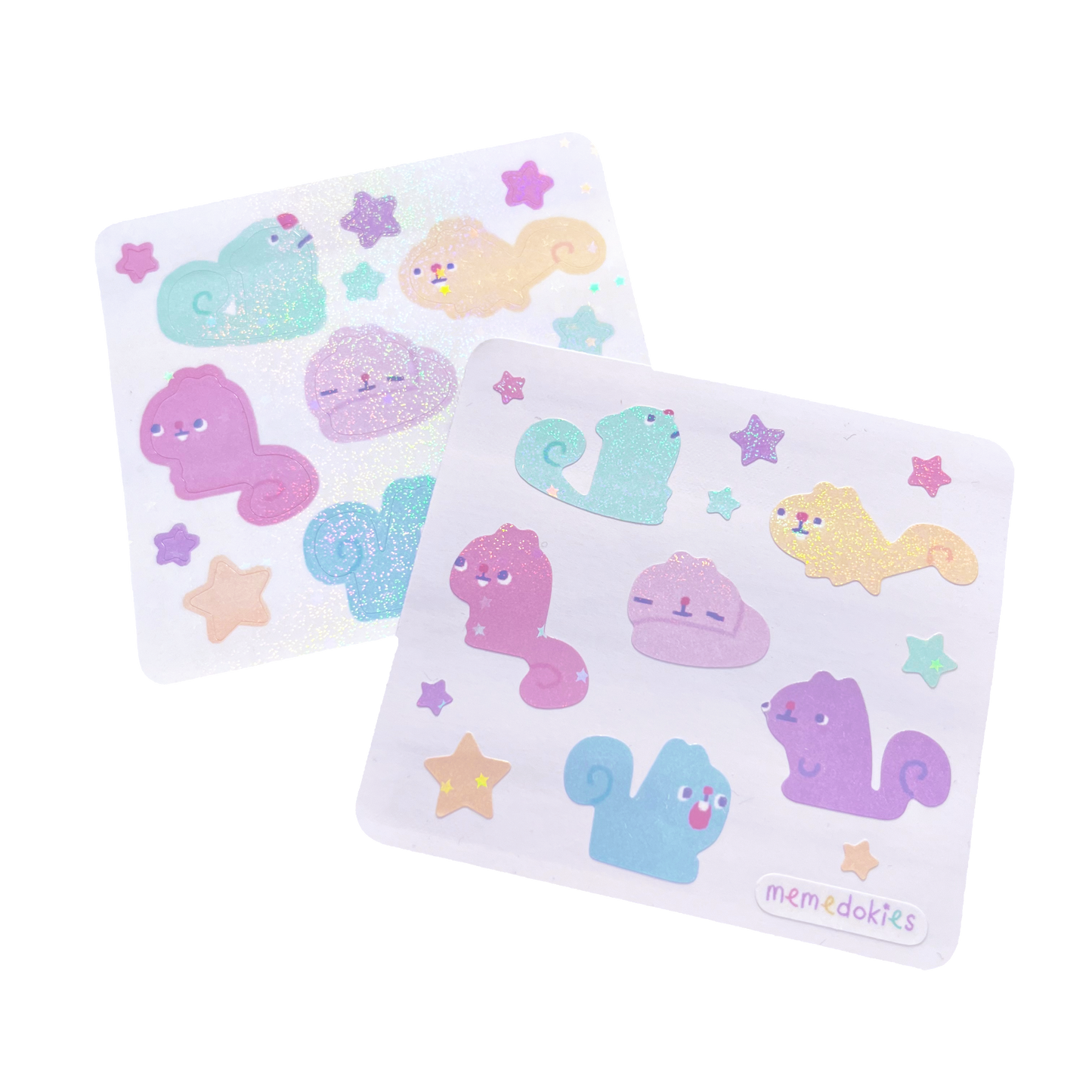 ANIMALS MINI HOLO STICKER SHEET