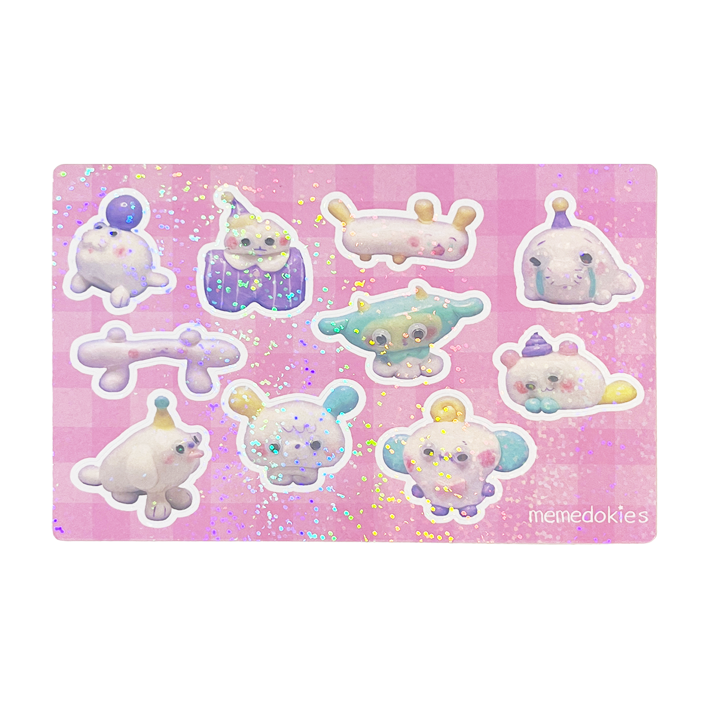 Clay Creatures Sticker sheet