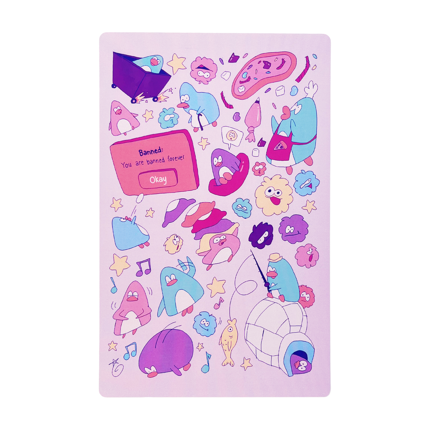 Club Penguin - Holographic Print