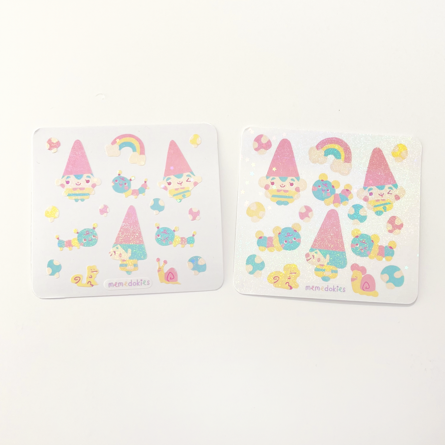 GNOMES MINI HOLO STICKER SHEET
