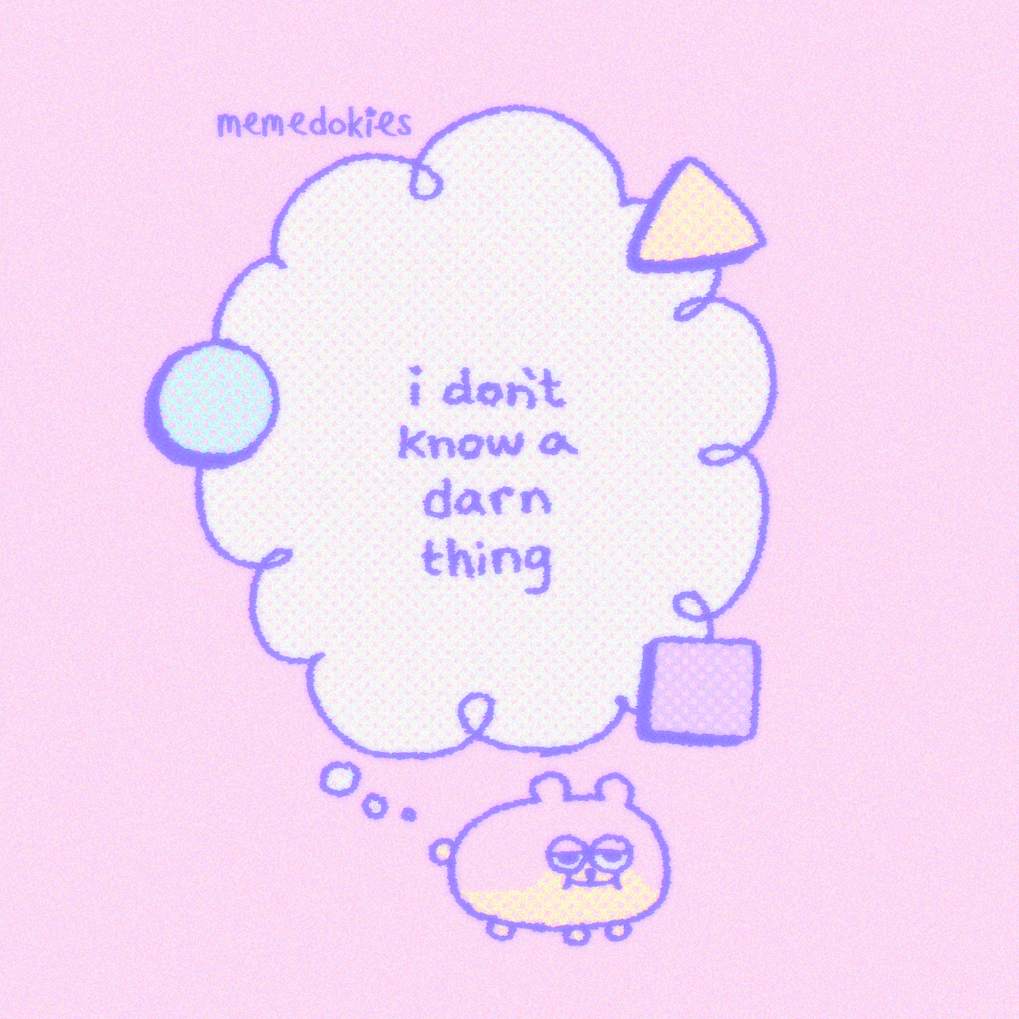 IDK HAMSTER - Mini Print