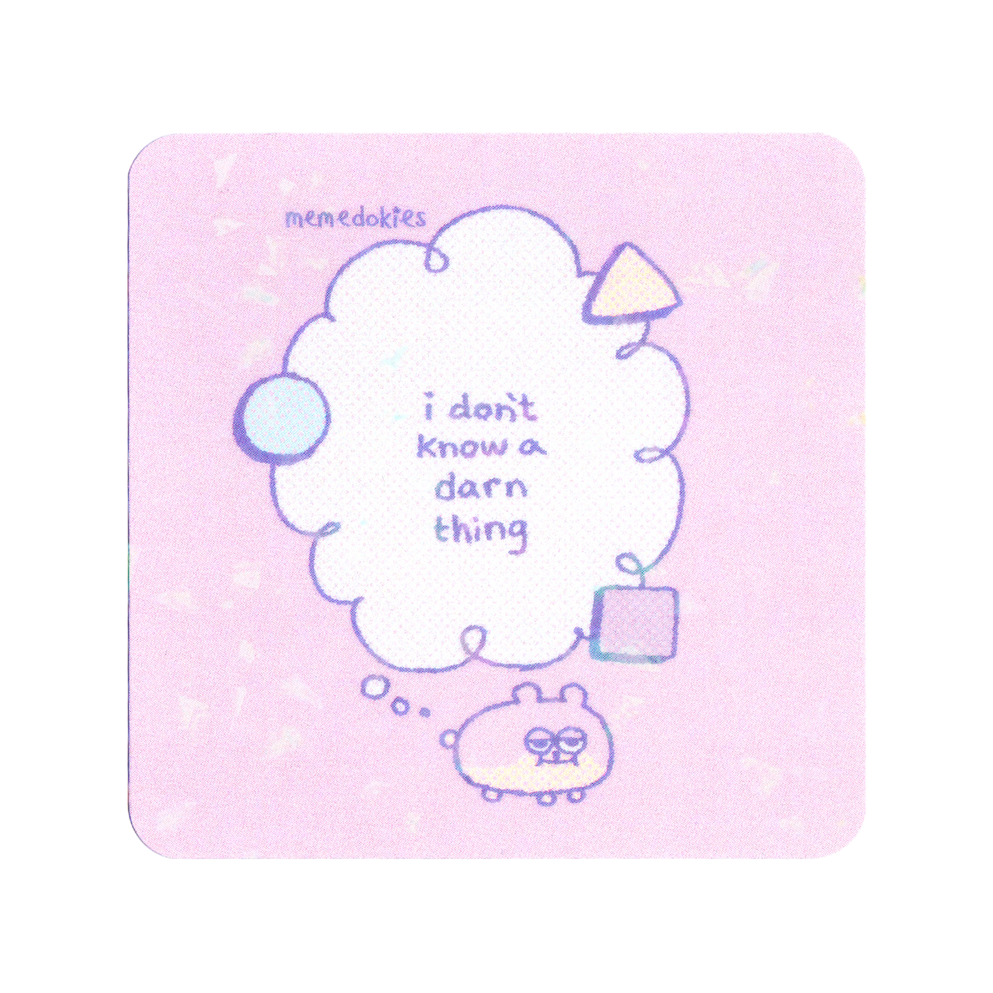 IDK HAMSTER - Mini Print