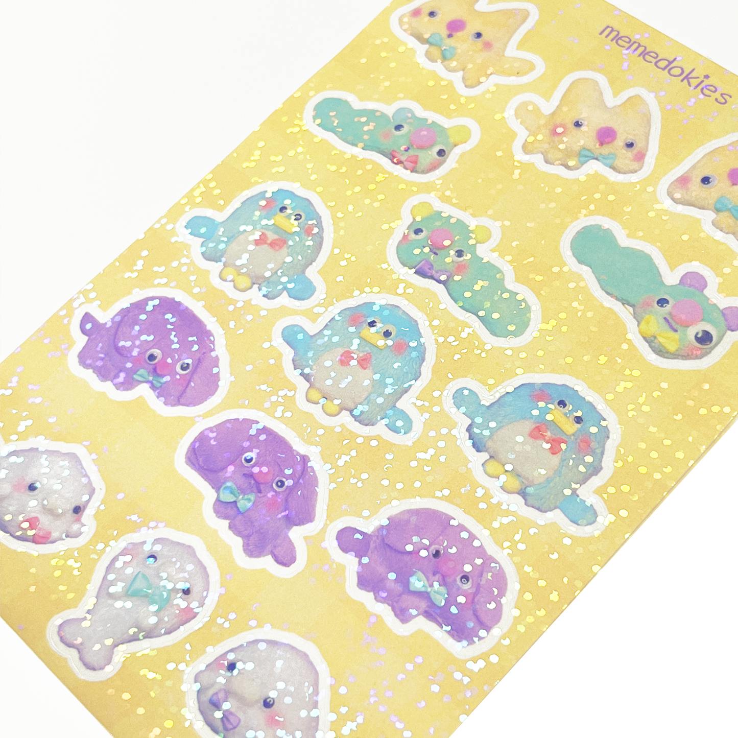 Plushie Animal Sticker sheet