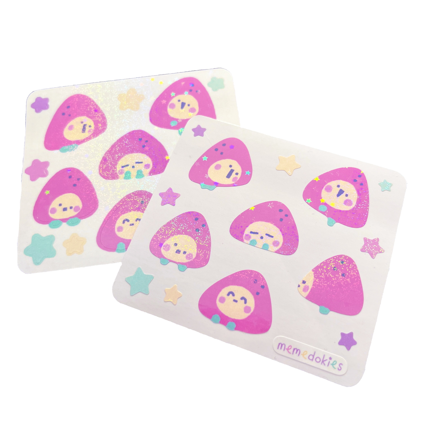 TAMAGOTCHI MINI HOLO STICKER SHEET