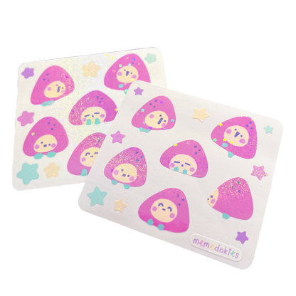 TAMAGOTCHI MINI HOLO STICKER SHEET