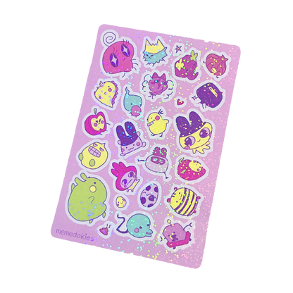 Tamagotchi sticker sheet