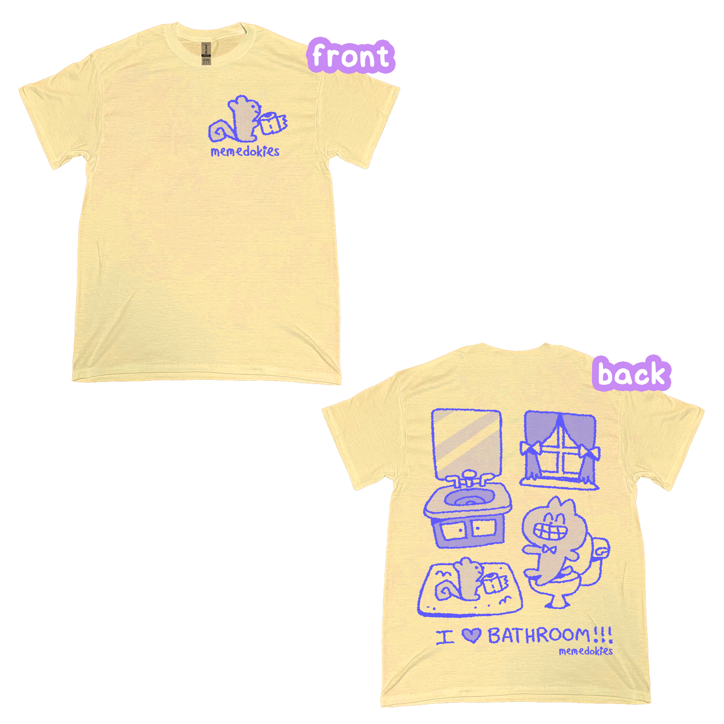 I HEART BATHROOM - T SHIRT