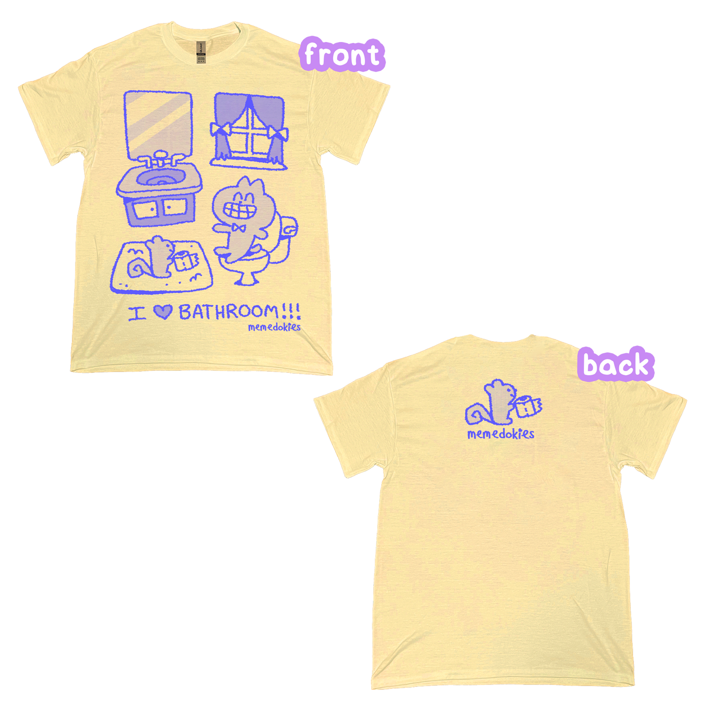 I HEART BATHROOM - T SHIRT