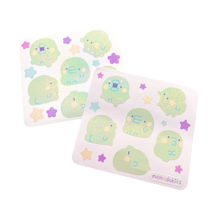 TAMAGOTCHI MINI HOLO STICKER SHEET