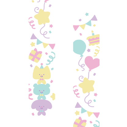 PARTY TIME - GLITTER WASHI TAPE