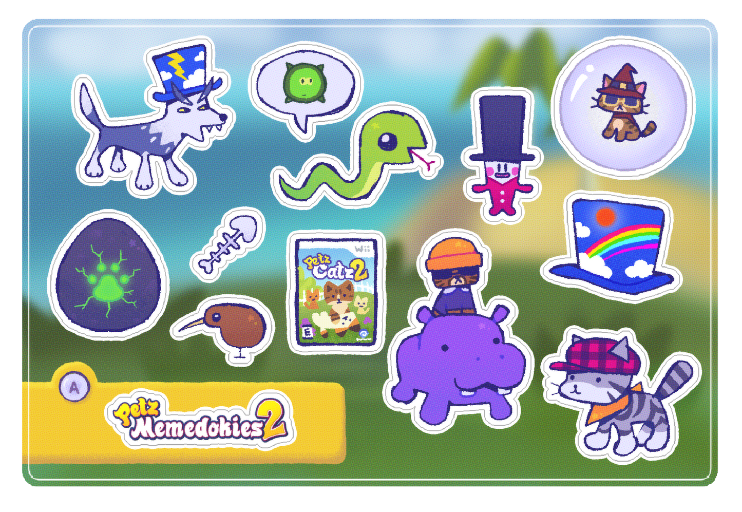 Patreon Sticker Sheet