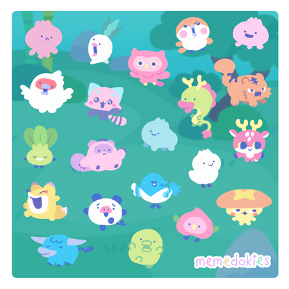 TAMAGOTCHI PARADISE STICKER SHEETS