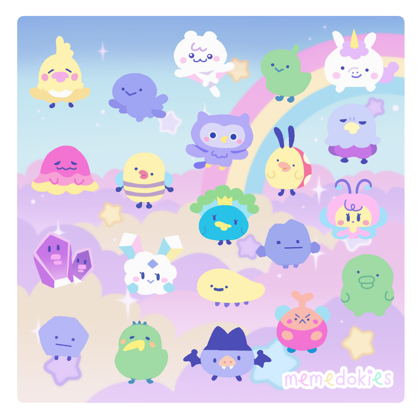 TAMAGOTCHI PARADISE STICKER SHEETS