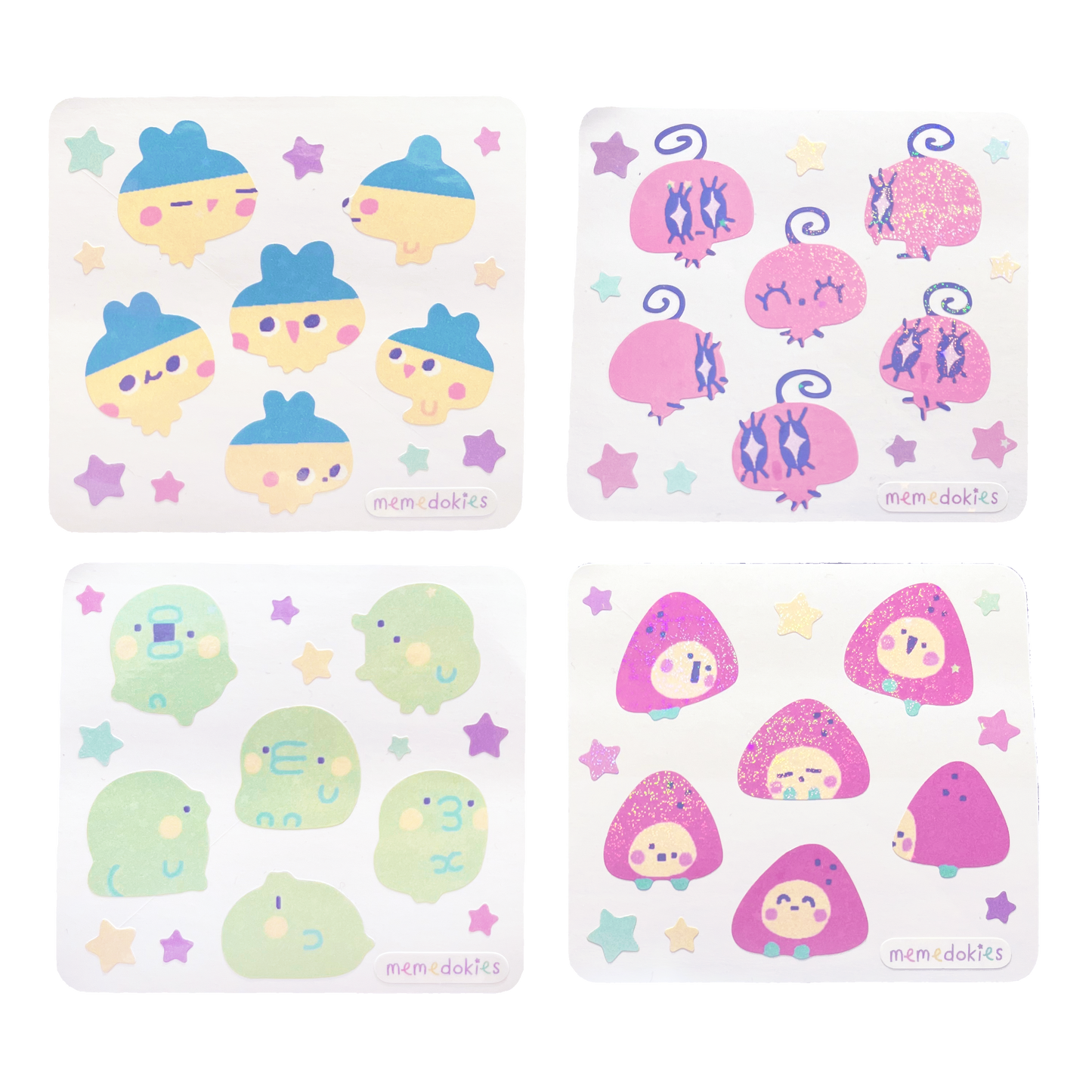 TAMAGOTCHI MINI HOLO STICKER SHEET