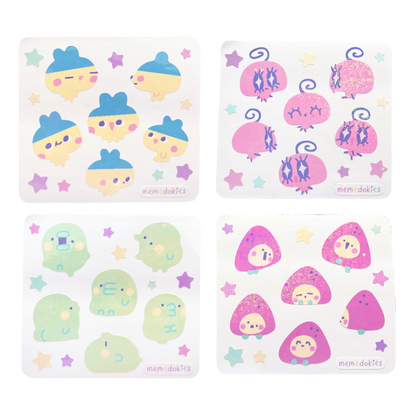 TAMAGOTCHI MINI HOLO STICKER SHEET