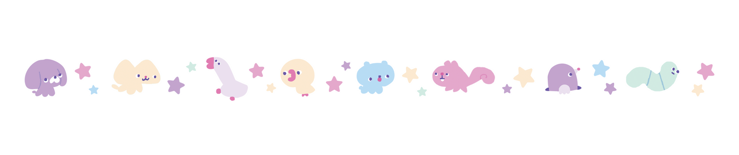 ANIMALS WASHI TAPE