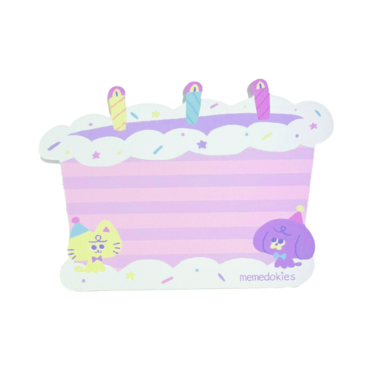 Party Cake Memo Pad