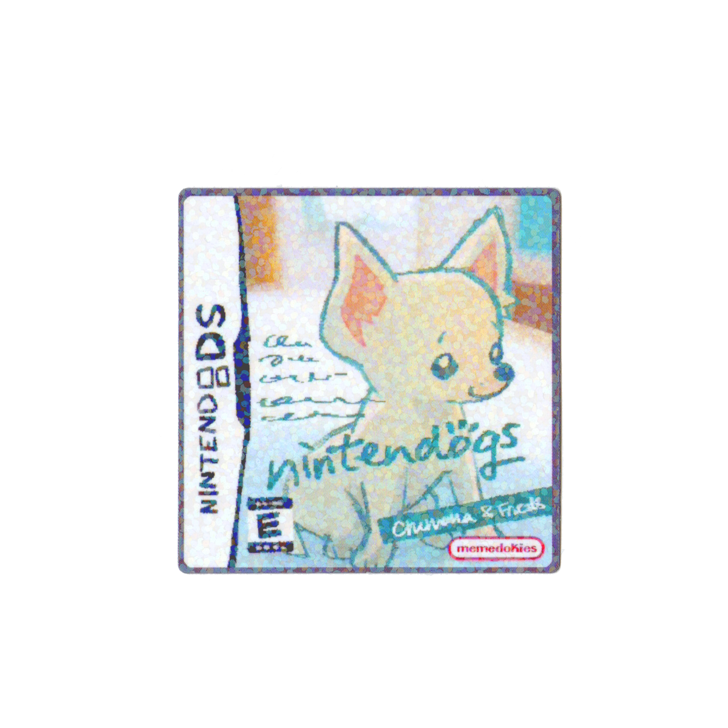 NINTENDOGS DS COVER DIE-CUT STICKER