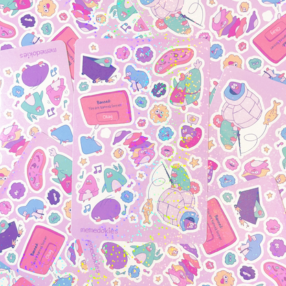 Club Penguin Sticker sheet