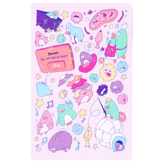 Club Penguin - Holographic Print