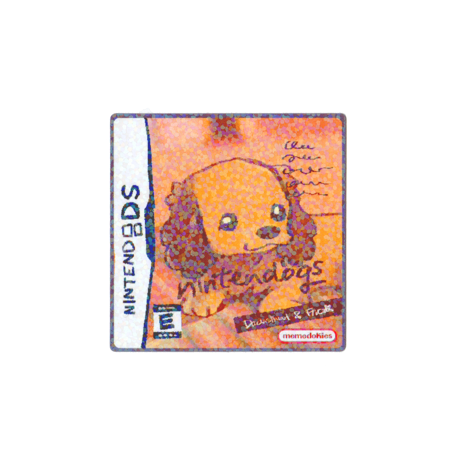 NINTENDOGS DS COVER DIE-CUT STICKER