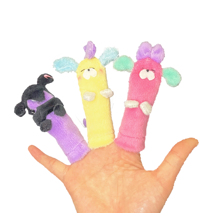 FINGER PUPPET TRIPLETS SET