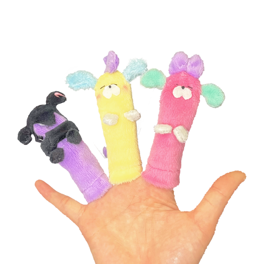 FINGER PUPPET TRIPLETS SET