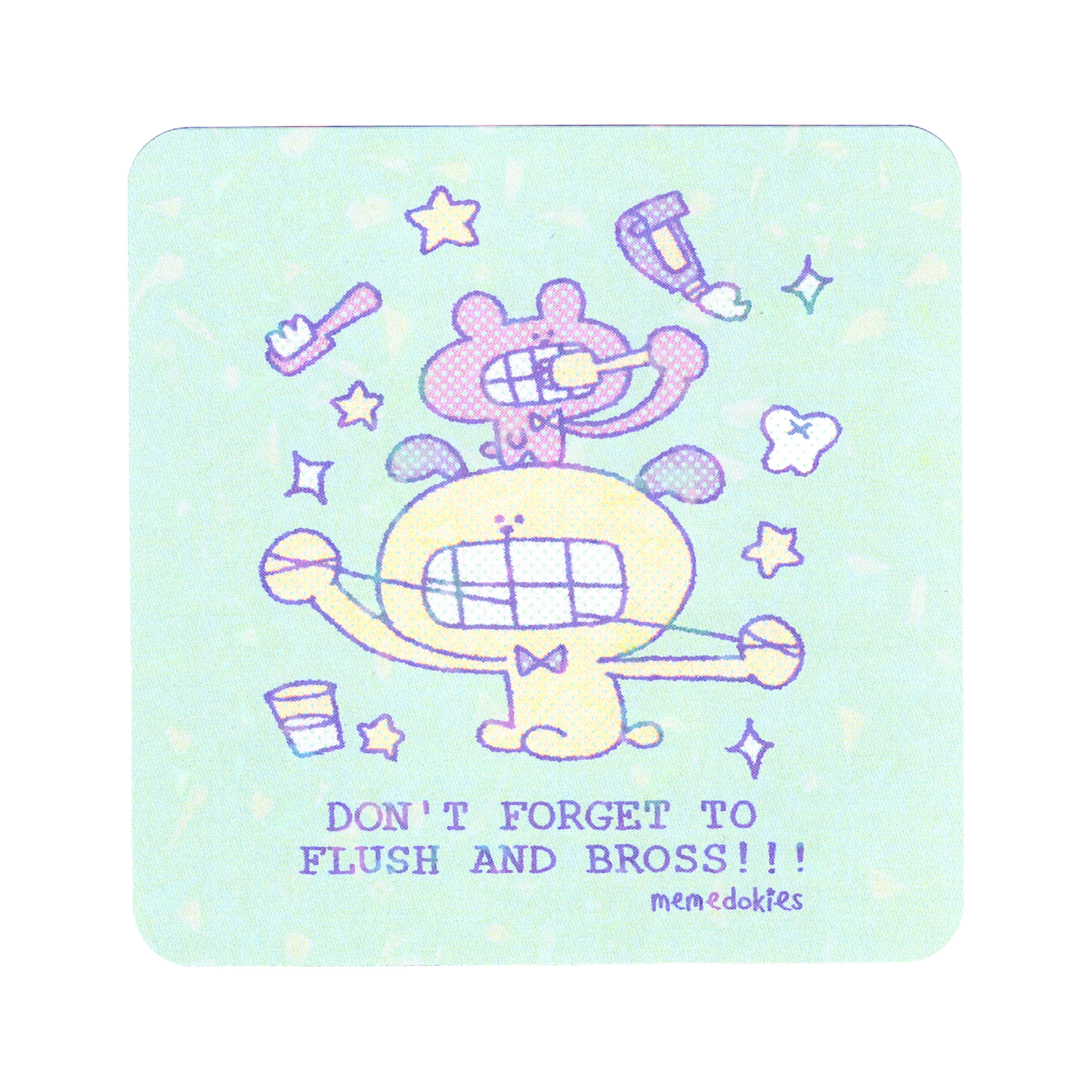 BRUSH AND FLOSS - Mini Print
