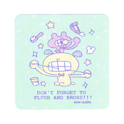 BRUSH AND FLOSS - Mini Print