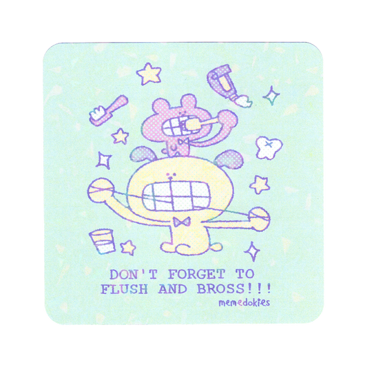 BRUSH AND FLOSS - Mini Print