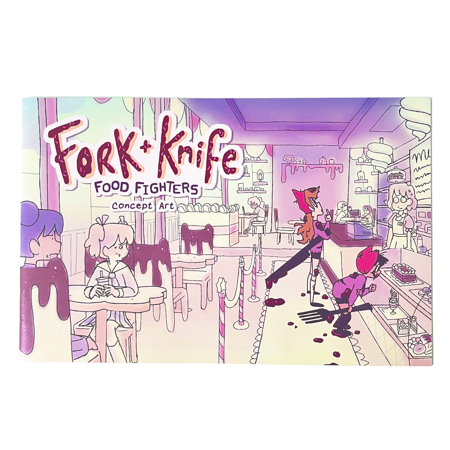FORK AND KNIFE FOOD FIGHTERS -  Concept Art Booklet