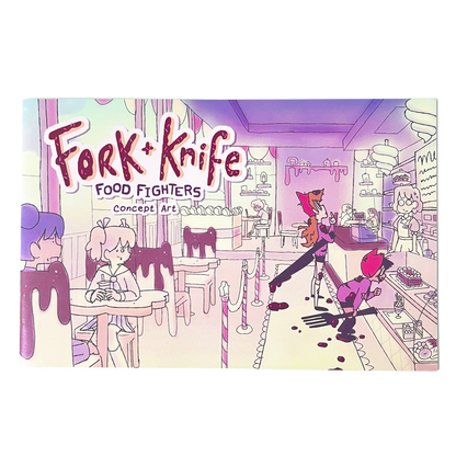FORK AND KNIFE FOOD FIGHTERS -  Concept Art Booklet