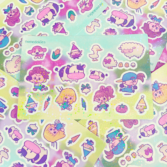 HARVEST MOON STICKER SHEET