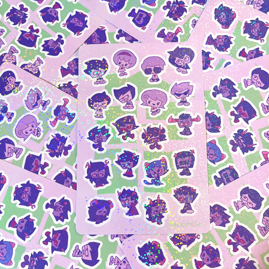 HOMESTUCK sticker sheet