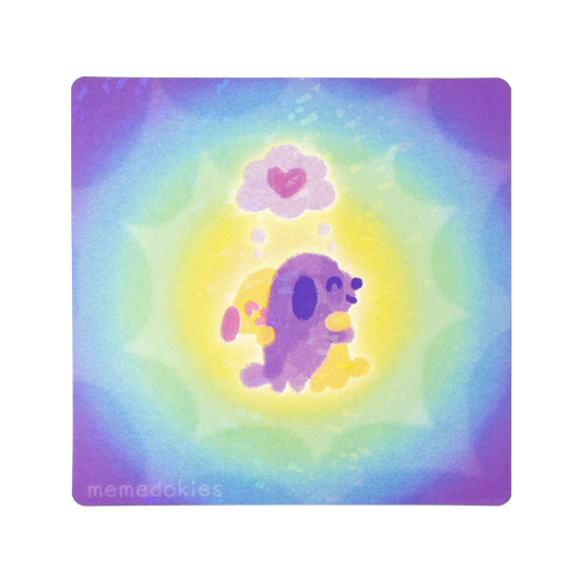 hug puppies - Holographic Print