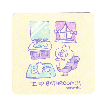 I HEART BATHROOM - Mini Print