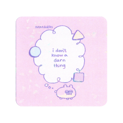 IDK HAMSTER - Mini Print