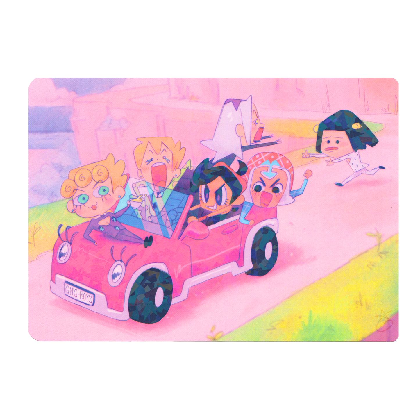 JOJO PART 5 Car - Holographic Print