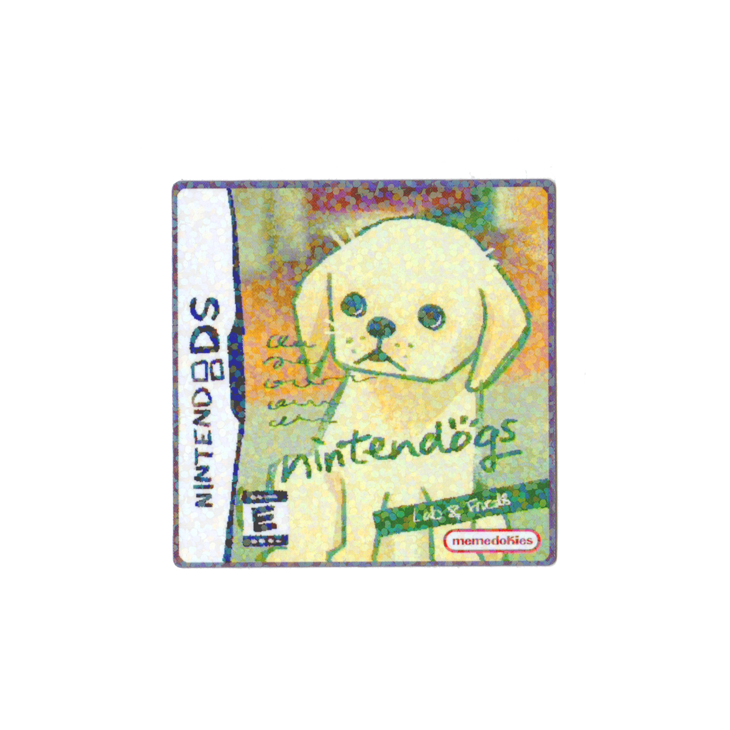 NINTENDOGS DS COVER DIE-CUT STICKER