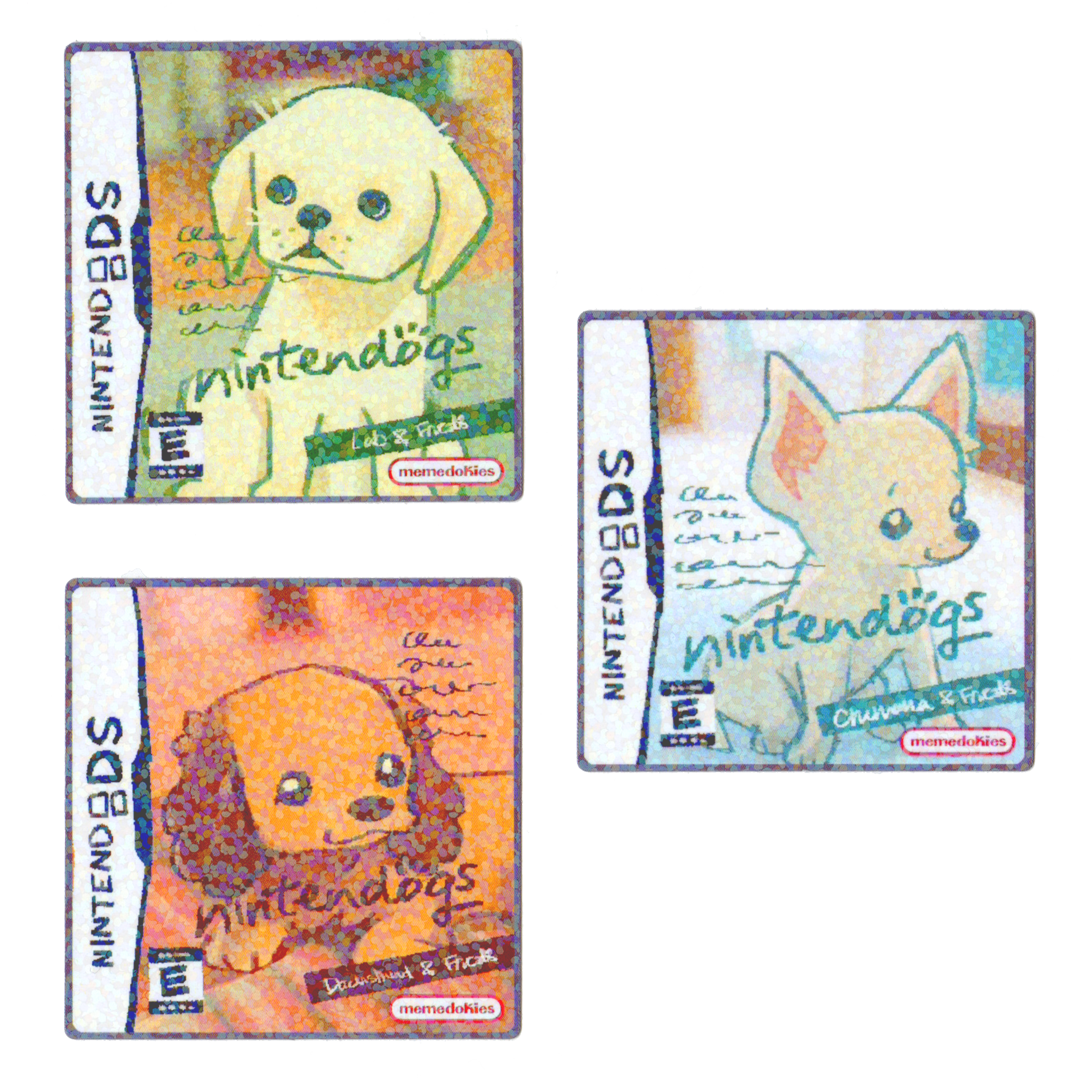 Nintendogs Merch NINTENDOGS DS COVER DIE-CUT STICKER – shop memedokies