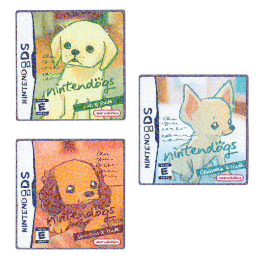 NINTENDOGS DS COVER DIE-CUT STICKER