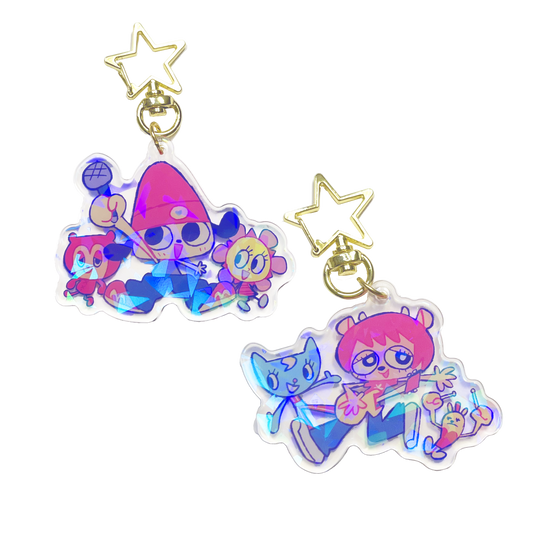 PARAPPA and LAMMY charms