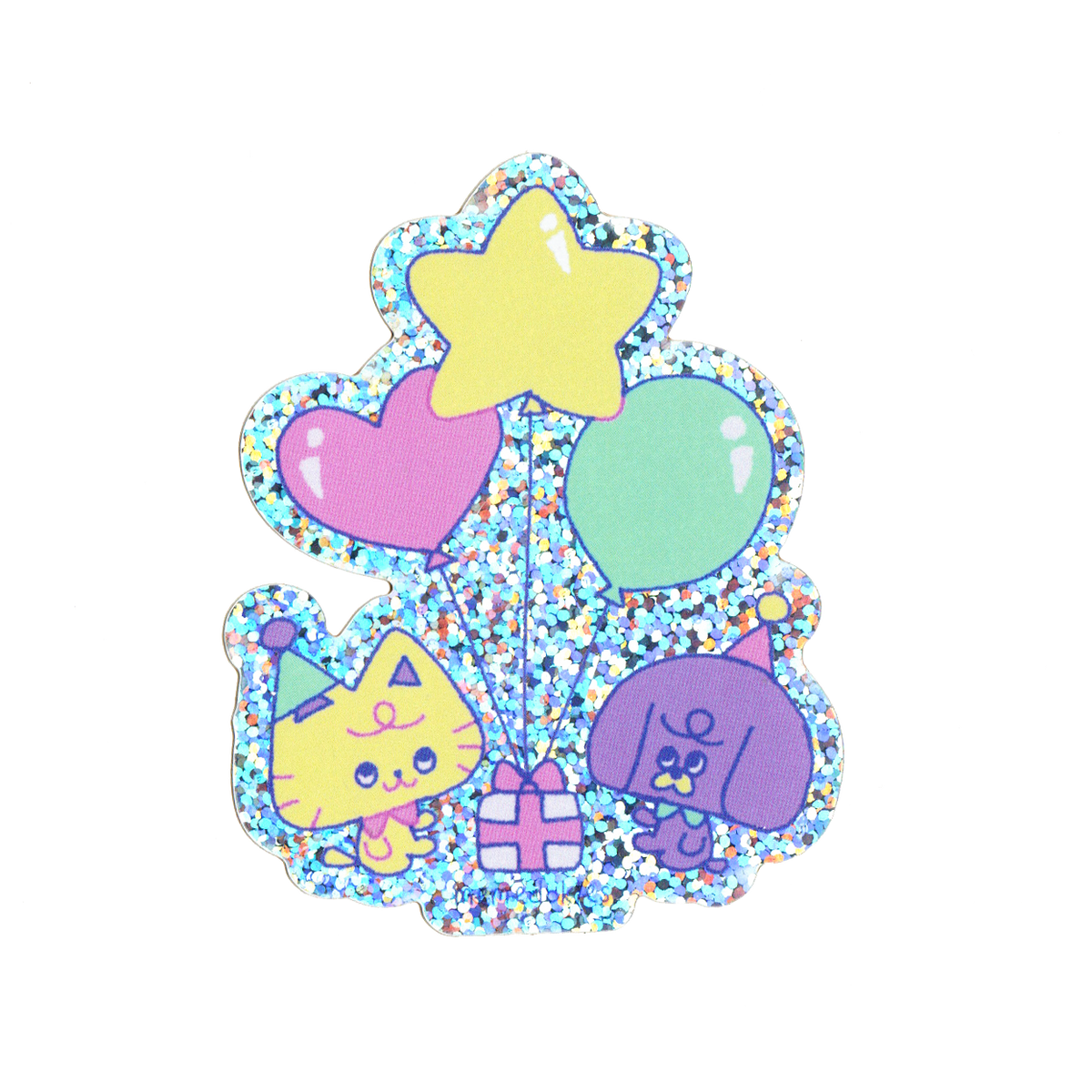 PARTY ANIMALS - Holo Die-Cut Sticker