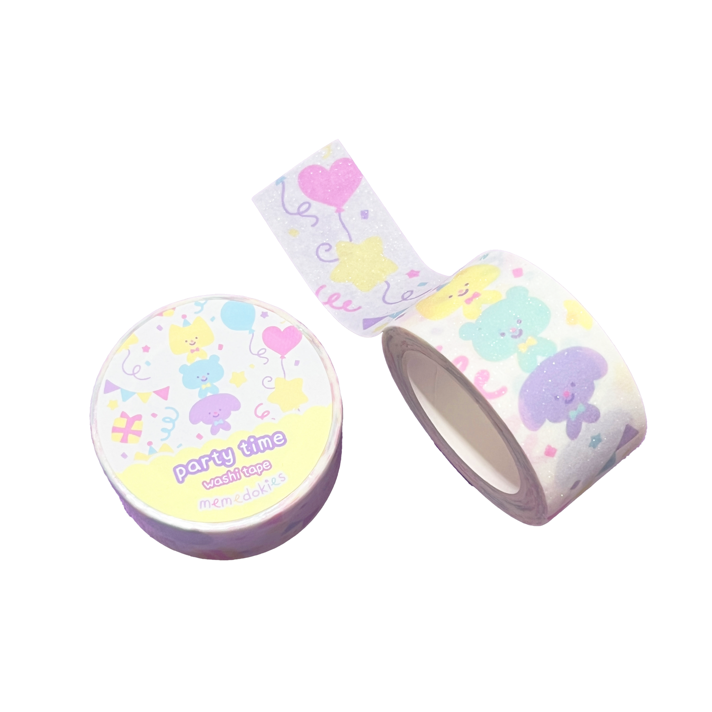 PARTY TIME - GLITTER WASHI TAPE