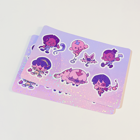 AVATAR THE LAST AIRBENDER sticker sheet