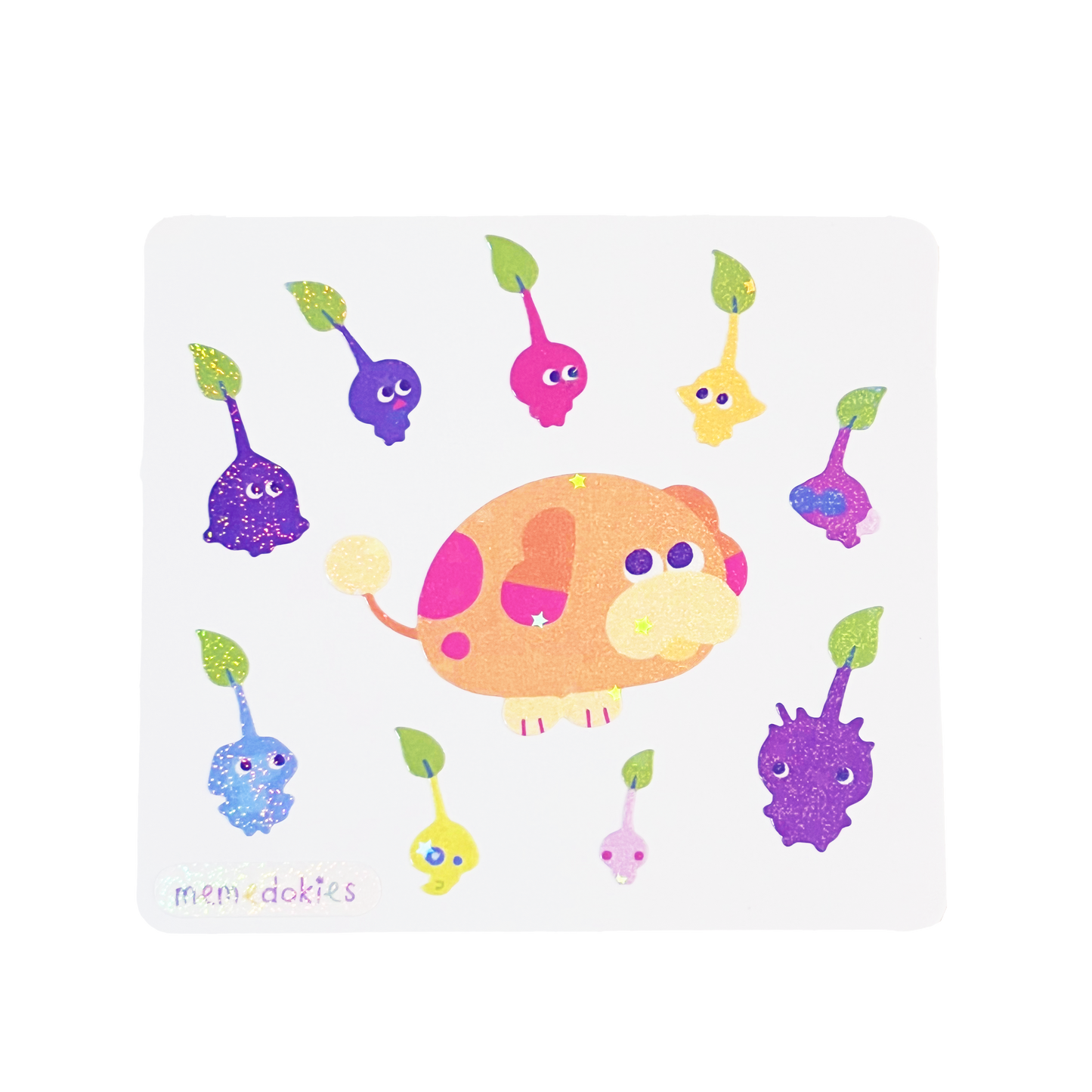 PIKMIN MINI HOLO STICKER SHEET