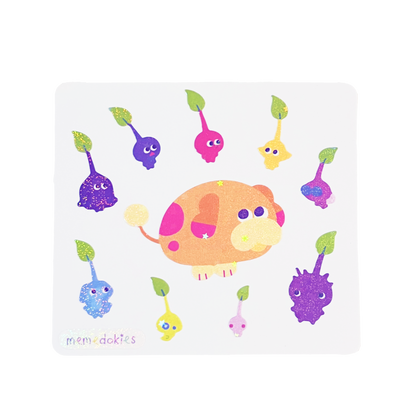 PIKMIN MINI HOLO STICKER SHEET