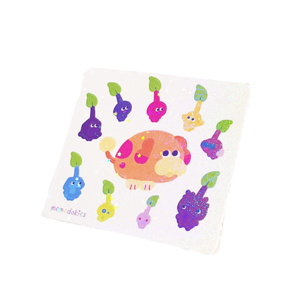 PIKMIN MINI HOLO STICKER SHEET